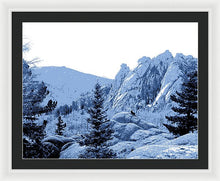 Load image into Gallery viewer, Scenic - Cathedral Park Blue - Framed Print