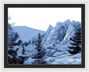 Scenic - Cathedral Park Blue - Framed Print