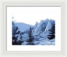 Load image into Gallery viewer, Scenic - Cathedral Park Blue - Framed Print