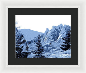 Scenic - Cathedral Park Blue - Framed Print