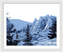 Load image into Gallery viewer, Scenic - Cathedral Park Blue - Framed Print