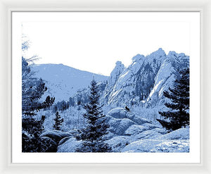 Scenic - Cathedral Park Blue - Framed Print