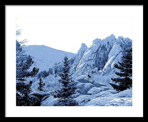 Scenic - Cathedral Park Blue - Framed Print