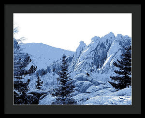 Scenic - Cathedral Park Blue - Framed Print