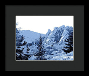 Scenic - Cathedral Park Blue - Framed Print