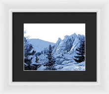 Load image into Gallery viewer, Scenic - Cathedral Park Blue - Framed Print