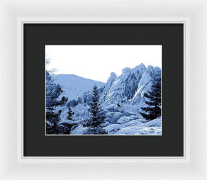 Scenic - Cathedral Park Blue - Framed Print