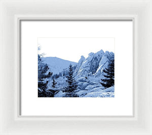 Scenic - Cathedral Park Blue - Framed Print