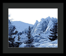 Load image into Gallery viewer, Scenic - Cathedral Park Blue - Framed Print