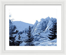 Load image into Gallery viewer, Scenic - Cathedral Park Blue - Framed Print