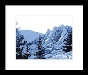 Scenic - Cathedral Park Blue - Framed Print