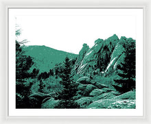 Load image into Gallery viewer, Scenic - Cathedral Park Green - Framed Print