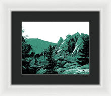 Load image into Gallery viewer, Scenic - Cathedral Park Green - Framed Print