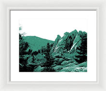 Load image into Gallery viewer, Scenic - Cathedral Park Green - Framed Print