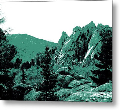 Scenic - Cathedral Park Green - Metal Print