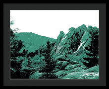 Load image into Gallery viewer, Scenic - Cathedral Park Green - Framed Print