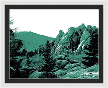 Load image into Gallery viewer, Scenic - Cathedral Park Green - Framed Print