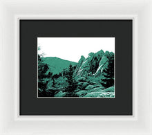 Load image into Gallery viewer, Scenic - Cathedral Park Green - Framed Print