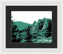 Load image into Gallery viewer, Scenic - Cathedral Park Green - Framed Print