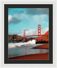 Load image into Gallery viewer, Scenic Photo - Golden Gate Bridge - Framed Print