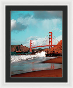 Scenic Photo - Golden Gate Bridge - Framed Print