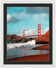 Load image into Gallery viewer, Scenic Photo - Golden Gate Bridge - Framed Print