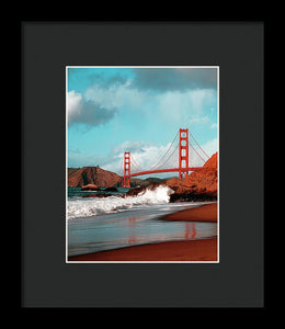 Scenic Photo - Golden Gate Bridge - Framed Print