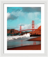 Load image into Gallery viewer, Scenic Photo - Golden Gate Bridge - Framed Print