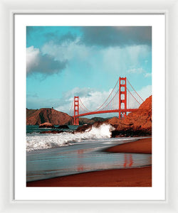 Scenic Photo - Golden Gate Bridge - Framed Print