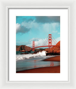 Scenic Photo - Golden Gate Bridge - Framed Print