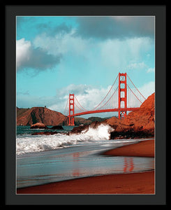 Scenic Photo - Golden Gate Bridge - Framed Print