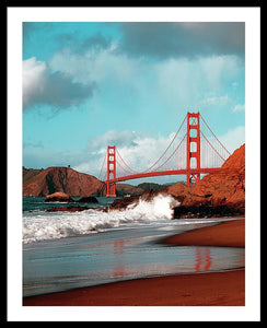 Scenic Photo - Golden Gate Bridge - Framed Print