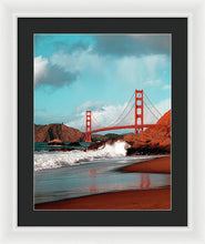 Load image into Gallery viewer, Scenic Photo - Golden Gate Bridge - Framed Print