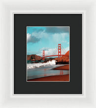 Load image into Gallery viewer, Scenic Photo - Golden Gate Bridge - Framed Print