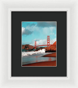 Scenic Photo - Golden Gate Bridge - Framed Print