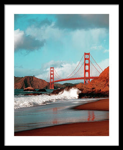 Scenic Photo - Golden Gate Bridge - Framed Print