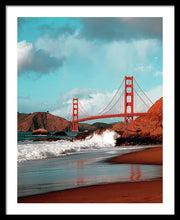 Load image into Gallery viewer, Scenic Photo - Golden Gate Bridge - Framed Print