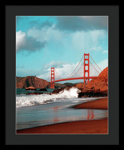 Scenic Photo - Golden Gate Bridge - Framed Print