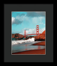 Load image into Gallery viewer, Scenic Photo - Golden Gate Bridge - Framed Print