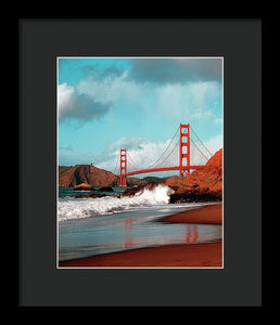 Scenic Photo - Golden Gate Bridge - Framed Print