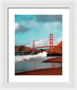 Scenic Photo - Golden Gate Bridge - Framed Print