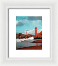 Load image into Gallery viewer, Scenic Photo - Golden Gate Bridge - Framed Print