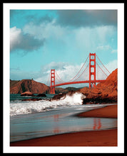 Load image into Gallery viewer, Scenic Photo - Golden Gate Bridge - Framed Print