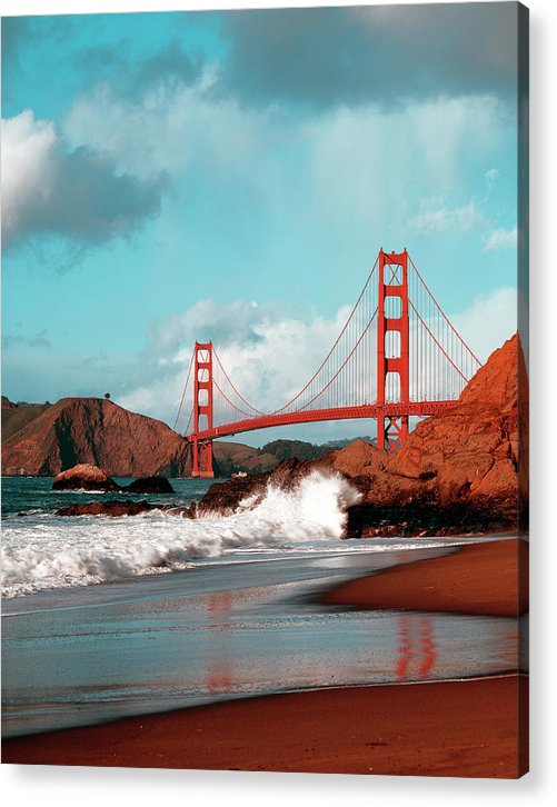 Scenic Photo - Golden Gate Bridge - Acrylic Print