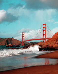 Scenic Photo - Golden Gate Bridge - Art Print