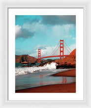 Load image into Gallery viewer, Scenic Photo - Golden Gate Bridge - Framed Print