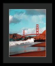 Load image into Gallery viewer, Scenic Photo - Golden Gate Bridge - Framed Print