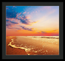 Load image into Gallery viewer, Scenic - The Glowing Beach - Framed Print