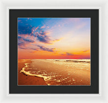 Load image into Gallery viewer, Scenic - The Glowing Beach - Framed Print