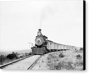 Scenic - The Old West Train - Canvas Print